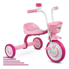 Triciclo Motoca Infantil Menina You Girl Rosa Nathor