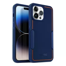 Funda Poetic Para iPhone 14 Pro Tough Rugged Shockpr Navy