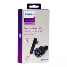 Kit Manos Libres Bluetooth Philips + Cargador / Crisol Tecno