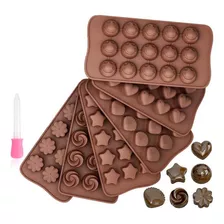 Molde Silicona Chocolates Bombones Varios Diseños