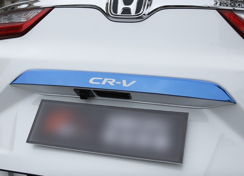 Barra Trasera Azul Titanio Logo Crv Cr-v 2017 A 2020 Foto 3