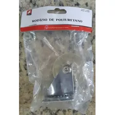 Roda Giratória Em Poliuretano E Metal 35 X 23mm