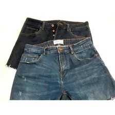 Pantalon Short Corto Jeans H&m Y Pull&bear - Importados