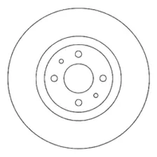 Disco Freno Del (284mm) Alfa Romeo 155 93-00