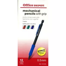 Lápices Office Depot Marca Mecánicos Con Grip