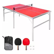 Gosports, Mesa De Ping Pong, Tamaño De 6 X 3 Pies, Con 2
