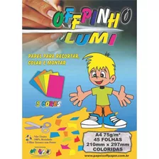 Bloco Para Educacao Artistica - Offpinho Lumi A4 75g 45fls.