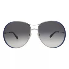 Gafas De Sol Chloé Ch0016s-30009862-001 Azul Gris Para Mujer