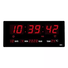 Reloj De Pared / Calendario Digital Led De Gran Tamaño De 14