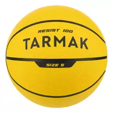 Balón De Basquetbol Tarmak R100 Talla 5 Excelente Agarre Color Amarillo