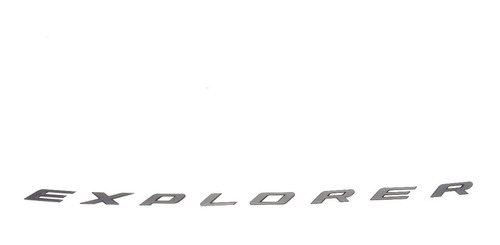 Letras Gris Oscuro Emblema Para Capot Ford Explorer  Foto 2