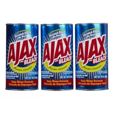 Ajax Limpiador En Polvo Con Blanqueador, 14 Oz-3 Paquete