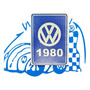 Sticker Calcomana Para Parabrisas Medallon Volkswagen