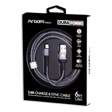 Cable Micro Usb A Usb 2.0 Trenzado De Nylon Argomtech -