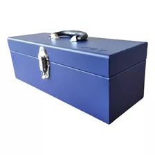 Caja Portaherramientas Metálica Azul 43x13x16cm Foy