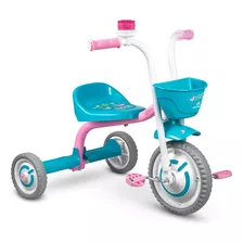 Triciclo Motoca Menina Infantil Nathor Modelo Novo Charm