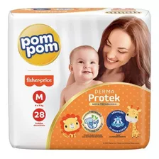 Fraldas Descartáveis Pom Pom Derma Protek Jumbo