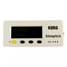 Afinador Korg Cromático Slimpitch Slm-1cm-pw ( Branco
