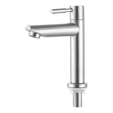 Torneira Lavatório Banheiro Mesa Aço Inox Escovado 304 1/4