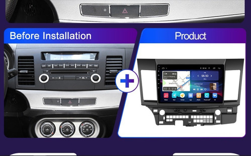 Radio Mitsubishi Lancer 2+32gigas Ips Android Auto Carplay Foto 10