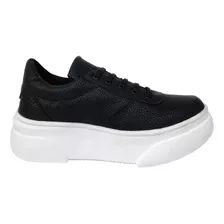 Zapatillas Rvz Aike Plataforma Cordones Sneakers Urbanas