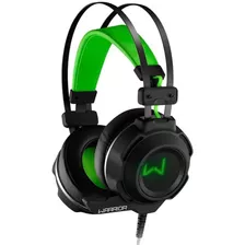 Headset Gamer Warrior Swan C/ Microfone Ph225 - Preto/verde