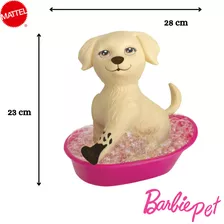 Cachorro Pet Da Barbie Banho Banheira Pupee Grande Menina