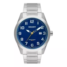Relógio Masculino Orient Mostrador Azul C/número Mbss1360 D2