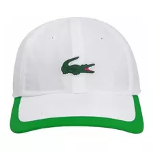 Boné Lacoste Fita Ajustável Branco 100% Original 