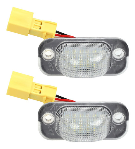 Luz Placa Led Volkswagen Jetta Golf A2 Mk2 88 89 90 91 92 Foto 7