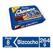 Costa Bizcocho Chocman 8 Und X 33 Grs