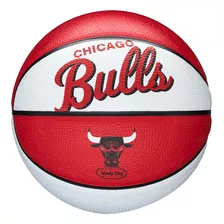 Balón Baloncesto Basketball Wilson Mini Tidye Nba #3 Color Rojo