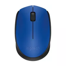 Mouse - Sem Fio - Logitech Wireless M170 - Azul/preto - 910-004638 / 910-004800