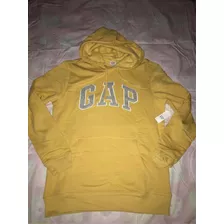 Sudadera Gap Para Hombre Talla S, Amarilla Cerrada