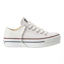 Zapatillas Converse All Star Chuck Taylor Ox Platform Blanco