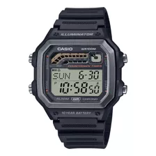 Reloj Casio Ws-1600h-1av, Alarma, Crono, Batería De 10 Años.