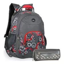 Mochila Masculina Notebook 15 Polegadas Ref. 6558 Estojo