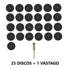 25 Discos De Corte Metal Estilo Dremel Taladro