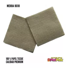 Servilletas Beige 18x18 Tisue X Caja