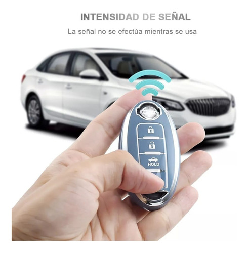 Funda Llave Nissan Versa Sentra Altima Mxima 4 Botones Tpu Foto 8