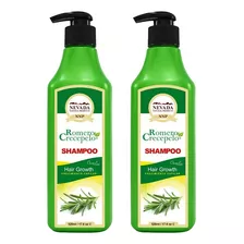 2 Shampoo Romero Crecepelo 520 Ml