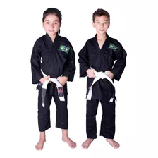 Kimono Infantil Jiu Jitsu Reforcado + Faixa Boa Grátis