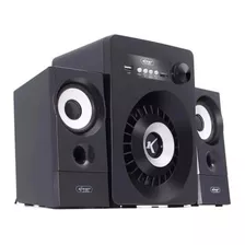 Caixa Som Cartão Pen Drive/controle 16w Subwoofer Kp-6022bh