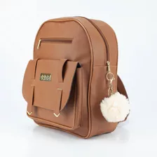 Mochilinha De Costas Pequena Bolsa Feminina Fivela Moda