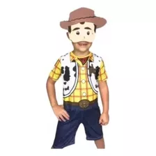 Fantasia Infantil Do Woody Toy Story Cowboy Xerife 