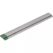 Eletrodo Tungstênio Ponta Verde Puro 3,2mm 10 Pc Vonder