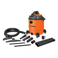 Aspiradora Industrial De Tacho Truper Aspi-16 60l Naranja Y Negra 120v 60hz