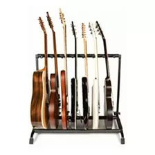 Rok-it Estante Plegable De 7 Espacios Para Guitarras