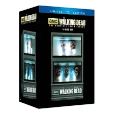 The Walking Dead Gift Set Ed Limitada 3 Temporada Blu-ray