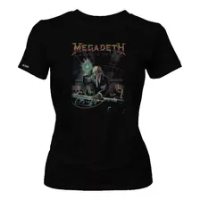 Camiseta Dama Mujer Megadeth Trash Metal Dbo2